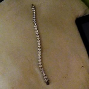 Faux ladies tennis bracelet